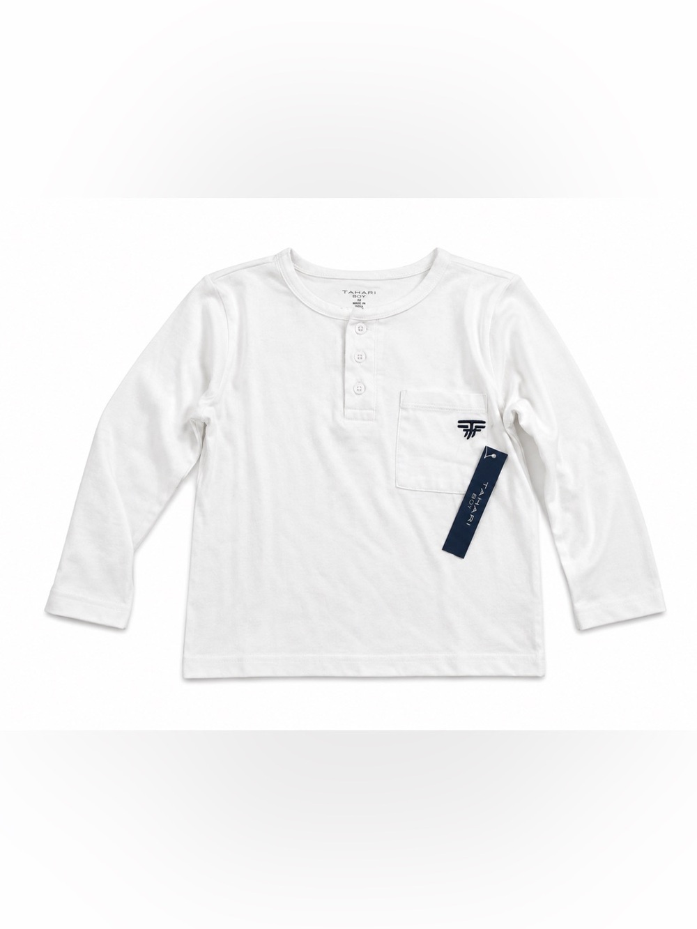 Tahari Kids White Long Sleeve Tee